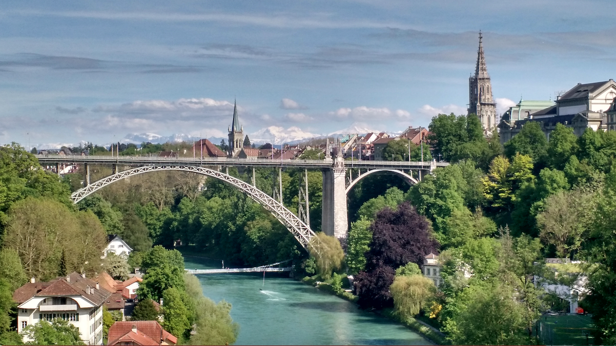 Bern, Switzerland town and river