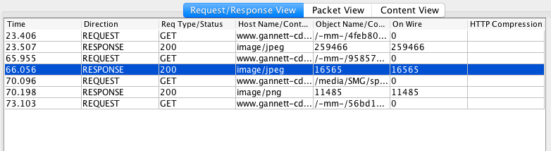 Request-Response Flow Information