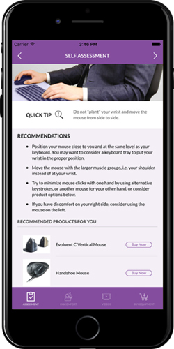 Workpose app screenshot